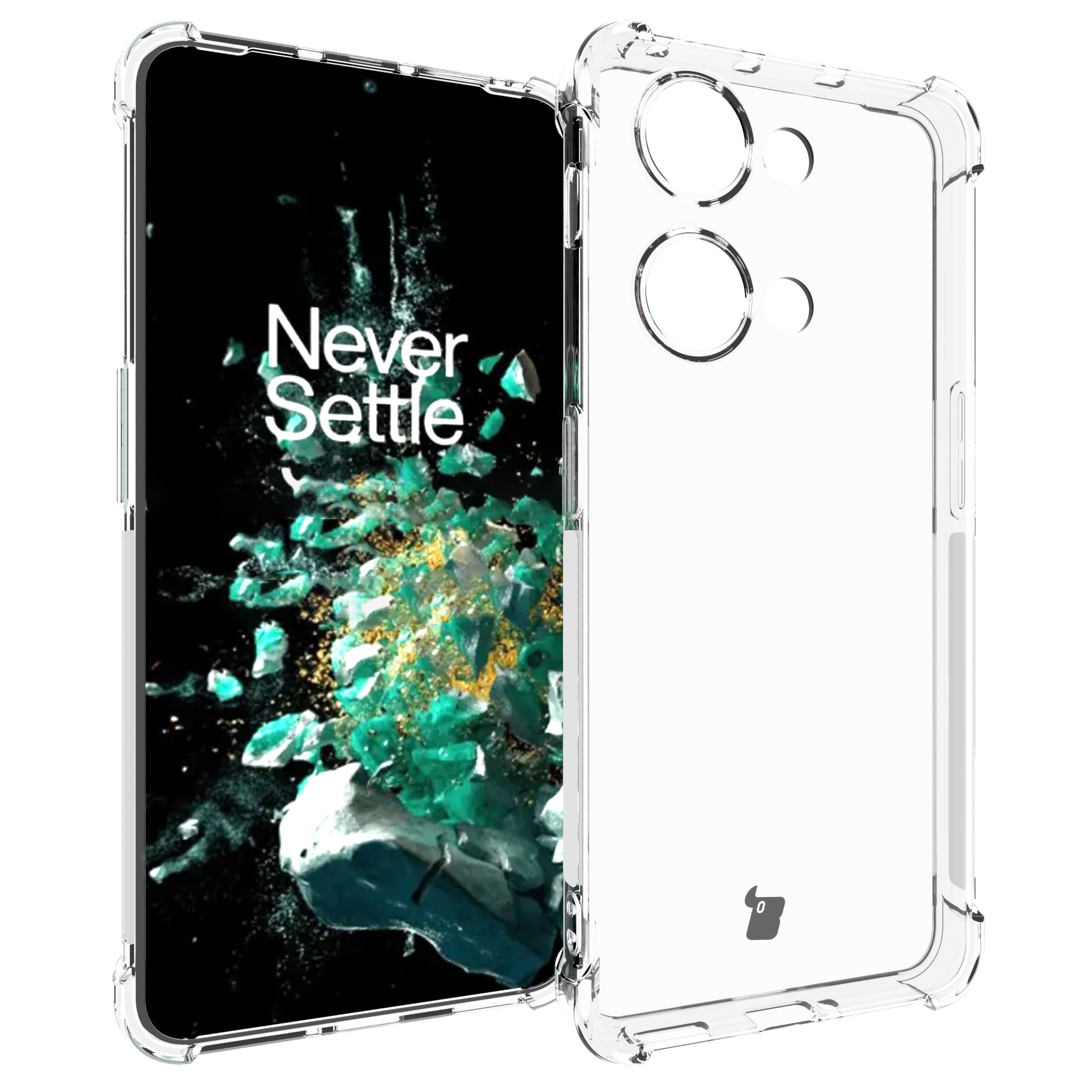 Elastyczne etui + 2 szkła, Bizon Case Clear, przezroczyste